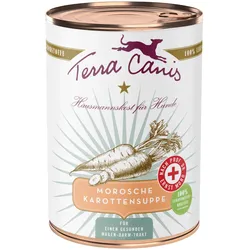 Terra Canis 400 Gramm Hundenassfutter Sparpaket 12 x 400 Gramm Morosche Karottensuppe