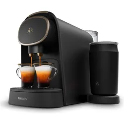 Philips Sublime Compact Ohne Milchaufschäumer, Schwarz, Kapselmaschine, Schwarz