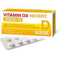 VITAMIN D3 HEVERT 2000 I.E. Tabletten 60 St