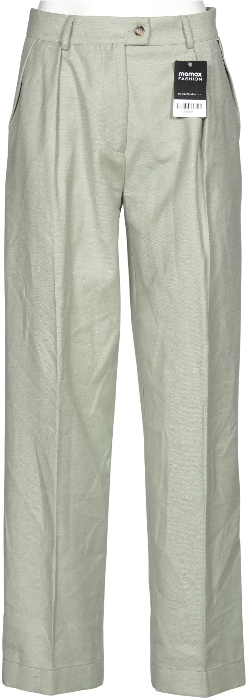 Hebe Studio Damen Stoffhose, Hellgrün, Gr. EU 40, Wolle - Second Hand