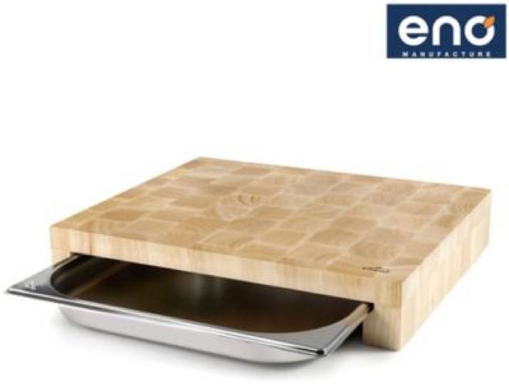 Eno - Planche À Découper Billot Avec Bac Gastronorme