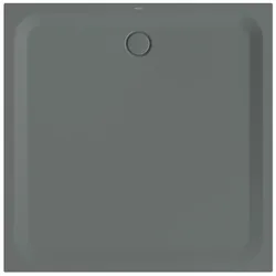 Bette quadrat Duschwanne „BetteUltra“ 1400 × 1400 mm ohne Oberflächenbeschichtung, ohne Oberflächenveredelung, ohne Wannenträger, in Smoke