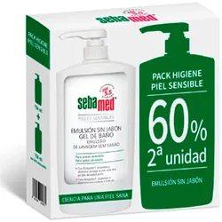 Sebamed, Duschmittel, Duschgel ohne Seife Empfindliche Haut 2 Stück (750 ml)