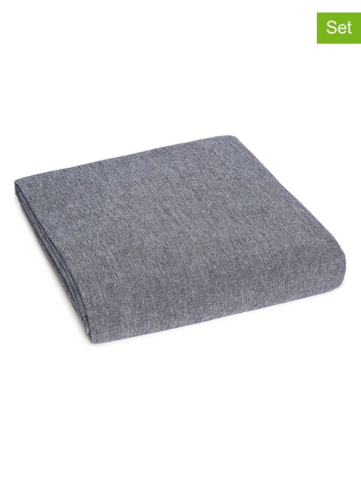 Sauter 6er-Set: Servietten in Blau - (L)40 x (B)40 cm - onesize