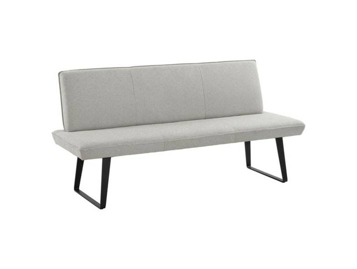 Niehoff Elba Diningsofa Stahl/Olefin Dunkelgrau Sand