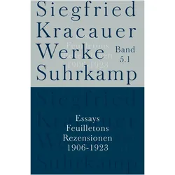 Kracauer,S.:Werke.5 Essays,Feuillet.1-4, Belletristik von Siegfried Kracauer