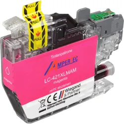 Ampertec Tinte kompatibel mit Brother LC-421XLM  magenta