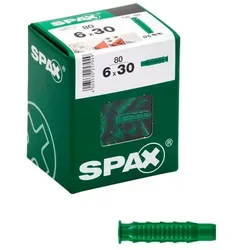 SPAX Betondübel »6x30 TYP-SD« 80 Stück grau