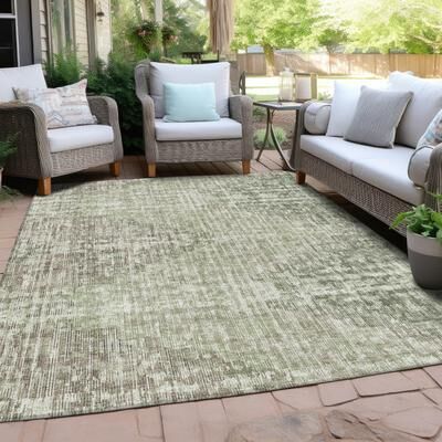Addison Rugs Machine Washable Indoor/Outdoor Bold Chevron Chantille Rug