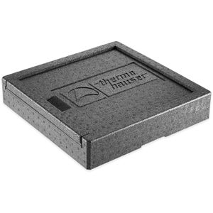thermohauser Thermobox-Deckel Kühldeckel 8300029750, für Thermobox Pizza 41 x 41 cm, schwarz