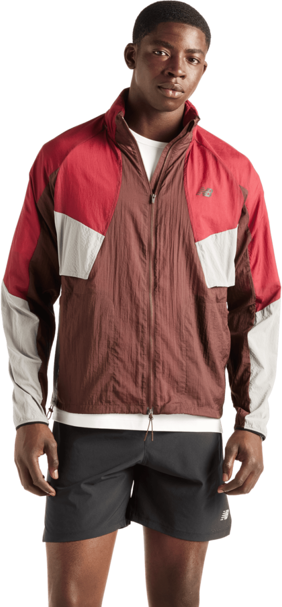 NEW BALANCE RC JACKET Herren Cherry Leather Gr. L