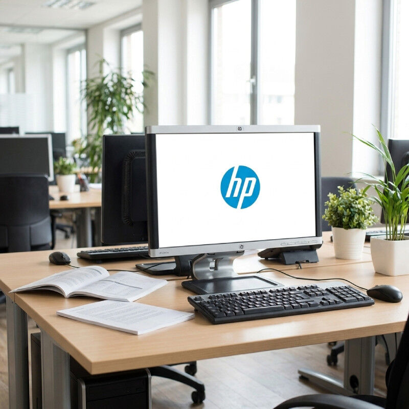 HP Compaq LA2405x Moniteur LED 24'' reconditionné Moniteur professionnel 24 pouces reconditionné avec résolution Full HD+ 1920 x 1200, ergonomie