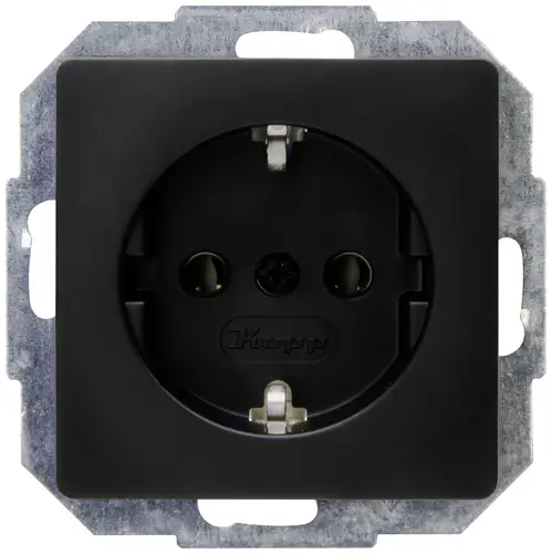 Kopp Einsatz Steckdose Paris Schwarz (matt) 923550080 1St.
