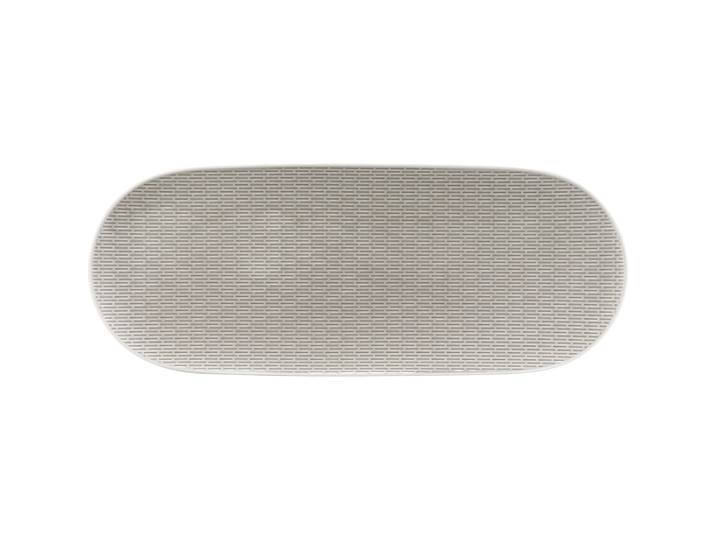 BAUSCHER Servierplatte Scope grau Porzellan Oval B 46.2 cm