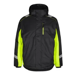 Winterjacke "1871-354" Cargo - S - schwarz/gelb