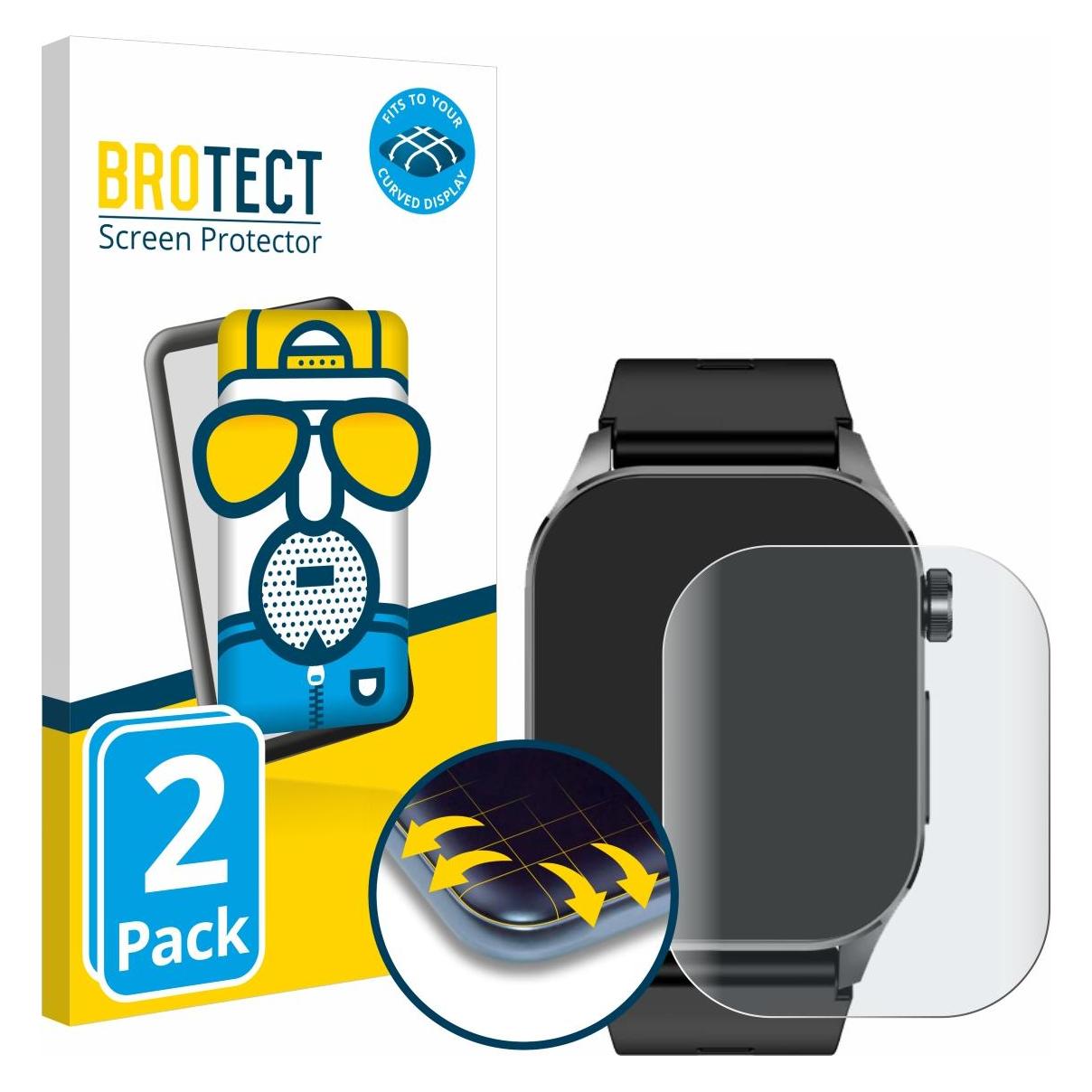Brotect Fullscreen Schutzfolie Displayschutz Folie Matt Entspiegelungsfolie (5657800)