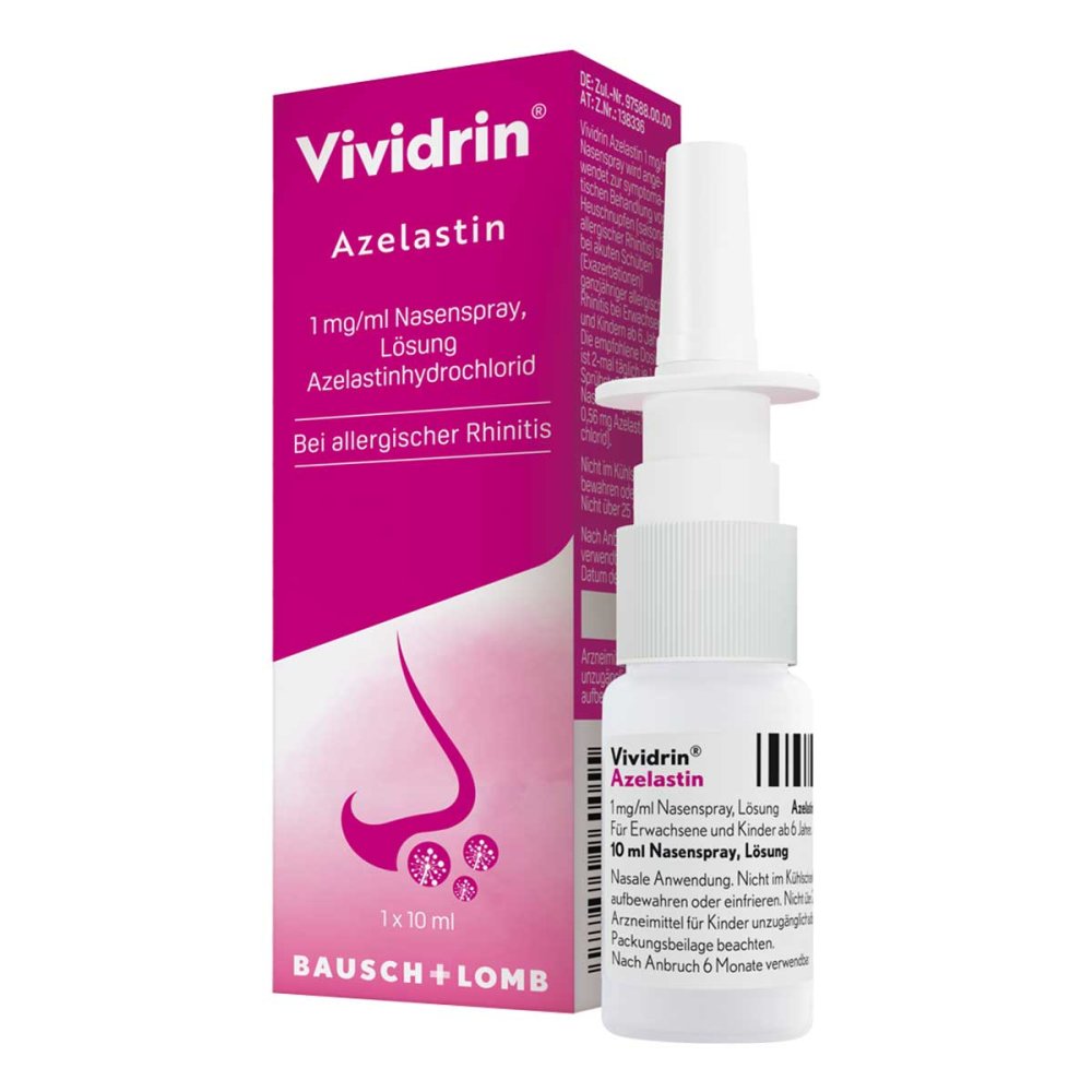 Dr. Gerhard Mann Vividrin Azelastin Nasenspray bei Heuschnupfen und Allergien 12910552