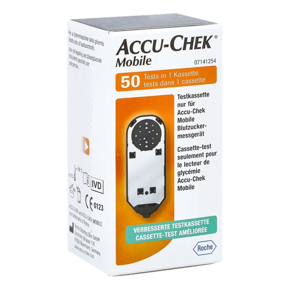 axicorp Pharma GmbH Accu Chek Mobile Testkassette 03646613