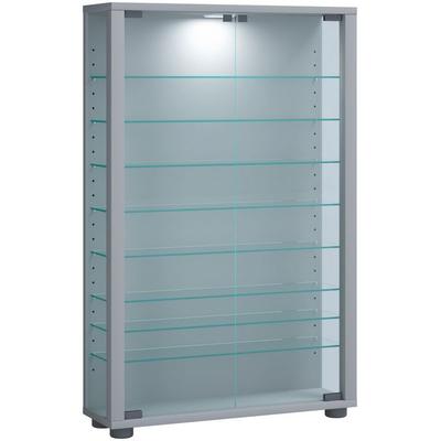 Holz Glas Stand Vitrine Sammelvitrine Lumo Mini