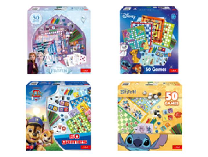 TREFL Collection de 50 jeux de société Disney