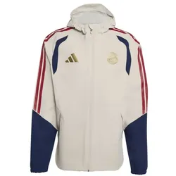 adidas FC Bayern Rain Jacken Herren - aluminium/nindig - 3XL