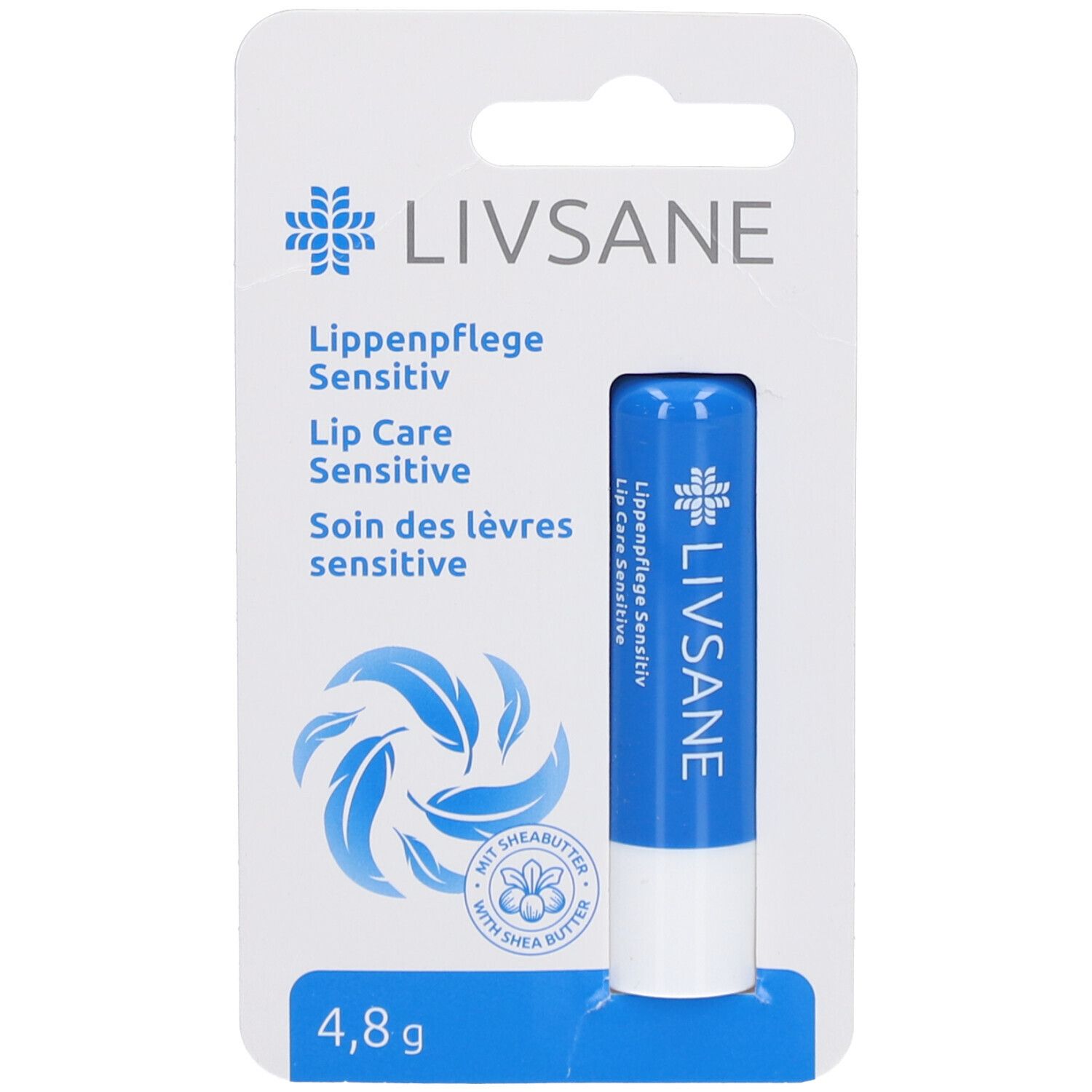 Livsane Lippenpflege Sensitiv 4,8 g Balsam