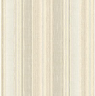 Seabrook Designs Laya Stripes Unpasted Wallpaper