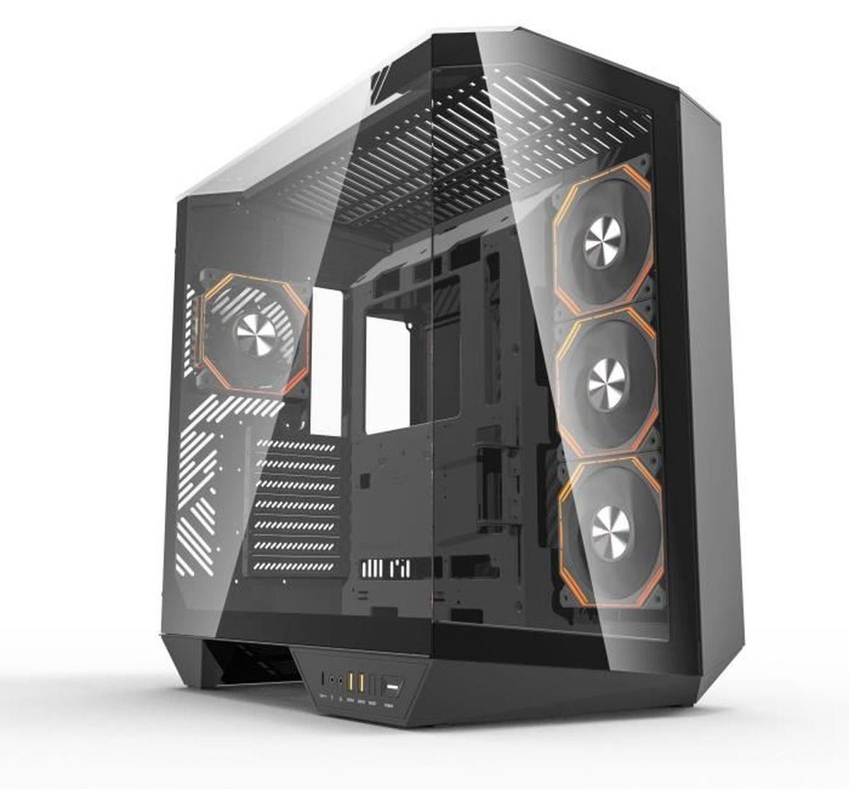 Darkflash DY470 Cube computerbehuizing zonder voeding - ATX - Zwart