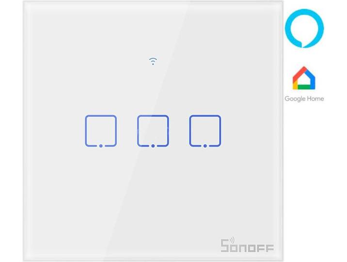 Smart Switch WiFi + RF 433 Sonoff T1 EU TX (3-channel)