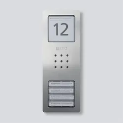 SSS Siedle 210008750-00 Audio-Türstation Siedle Compact 21000875000 CA 812-4 E