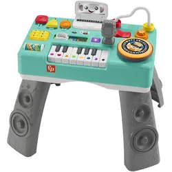 Fisher-Price Lernspaß Mixspaß DJ-Tisch, Musikalisches Lernspielzeug für Baby & Kleinkind, deutsche Version