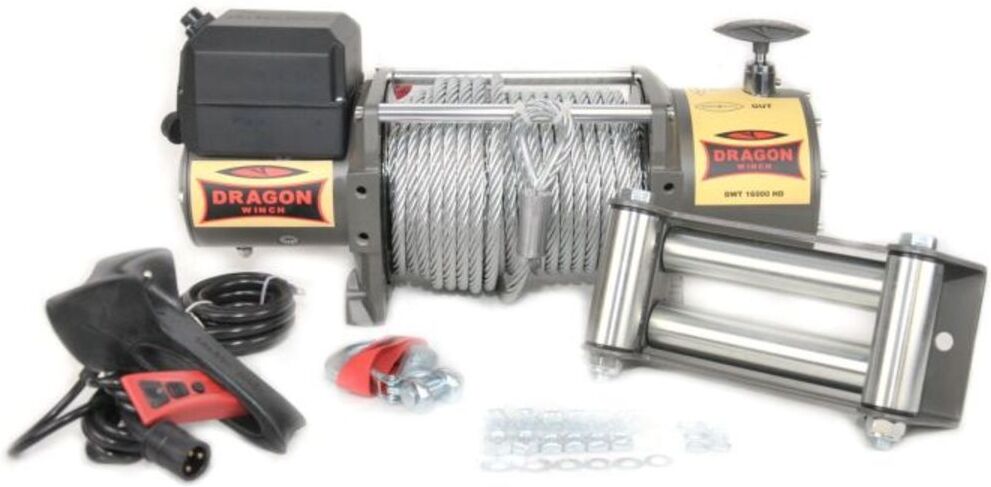 Seilwinde für Lafetten und Sonderfahrzeuge DRAGON WINCH DWT16000HD24V