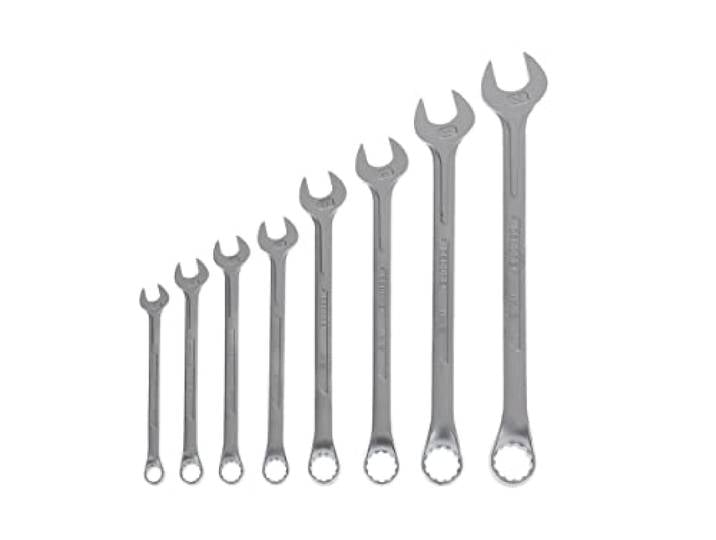 GEDORE Assortiment de clés mixtes\, 8 pièces\, Tailles 10 à 24 mm\, Contre-Coudées\, 12 pans\, Profil UD\, Jeu de clés\, 1 B-08