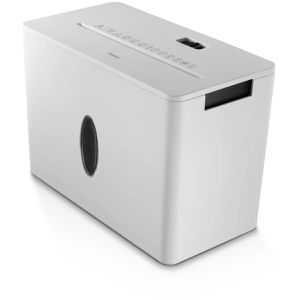 Hama Aktenvernichter 50583 Safe X40-W, weiß, 4 Blatt, 8 Liter Behälter, 4x33 mm Partikelschnitt, P-4