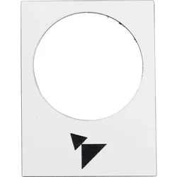 Schneider Electric ZB2BY4915 Bezeichnungsschild, 30x40mm, weiß, vorwärts, langsam-schnell  - 10 Stück
