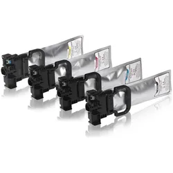 Inkadoo, Druckerpatrone, Kompatibel zu Epson C13T945140 / T945 enthält 4x Tintenpatrone (BK, C, M, Y)