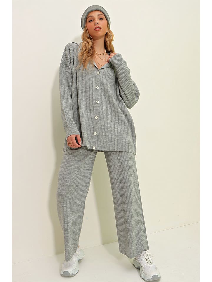 Trend Alacati 2tlg. Outfit in Grau - onesize