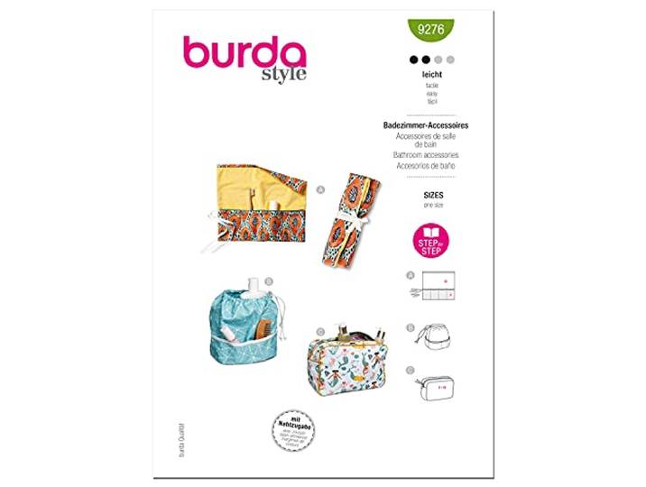 Burda Style Gebruiksvoorwerp houders naaipatroon kit, veelkleurig