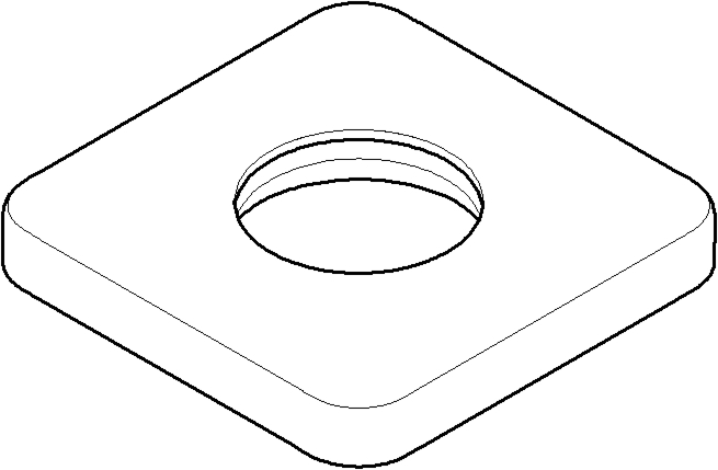Dornbracht Rosette Schlauch-Brause - 092771007-00 100x65x65_chrom