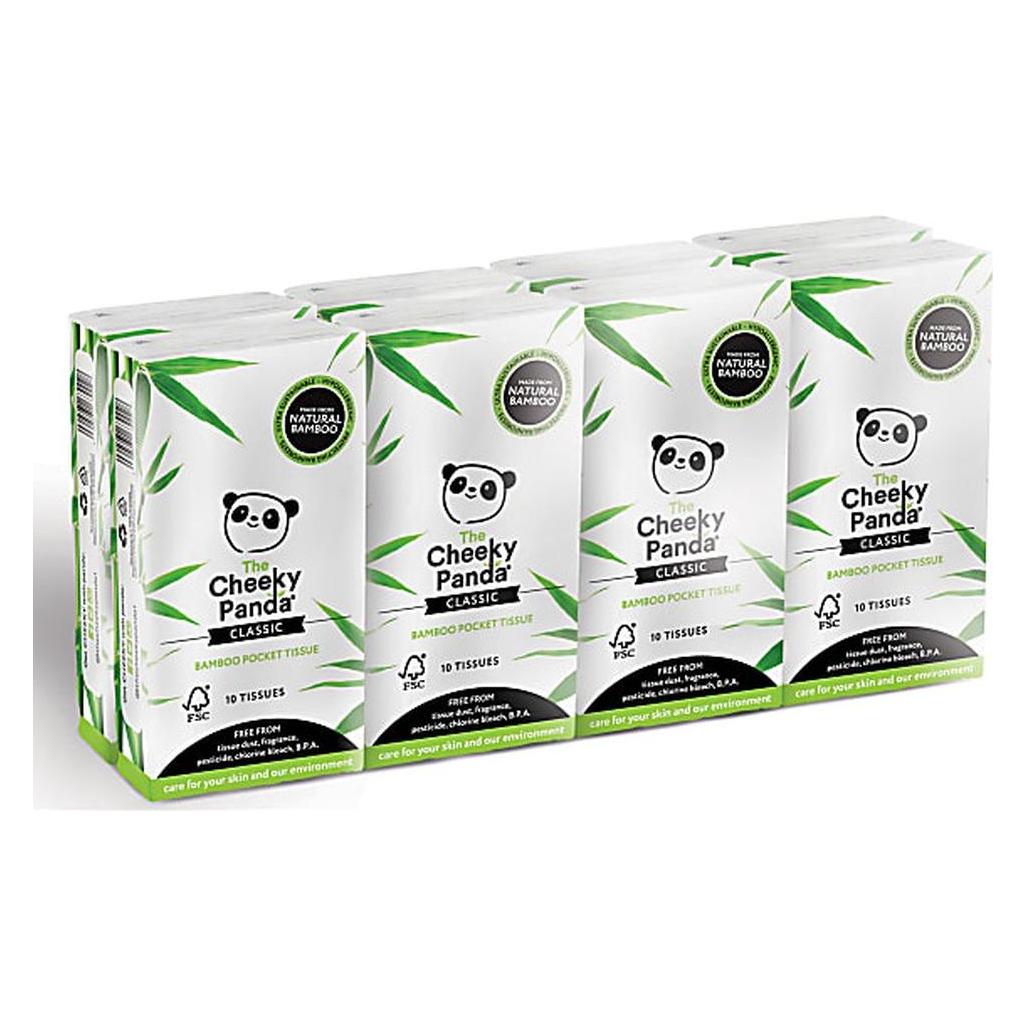 The Cheeky Panda Cheeky Panda Cheeky Panda, Pocket tissues, pack of 8 (CHP00035)