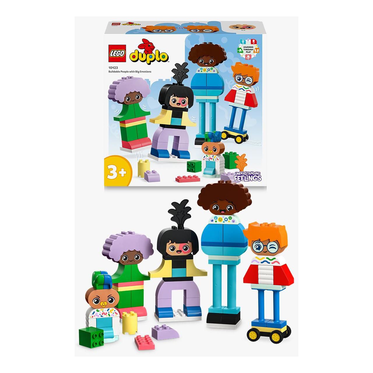 LEGO DUPLO 10423 Baubare Menschen mit großen Gefühlen, Figuren-Set