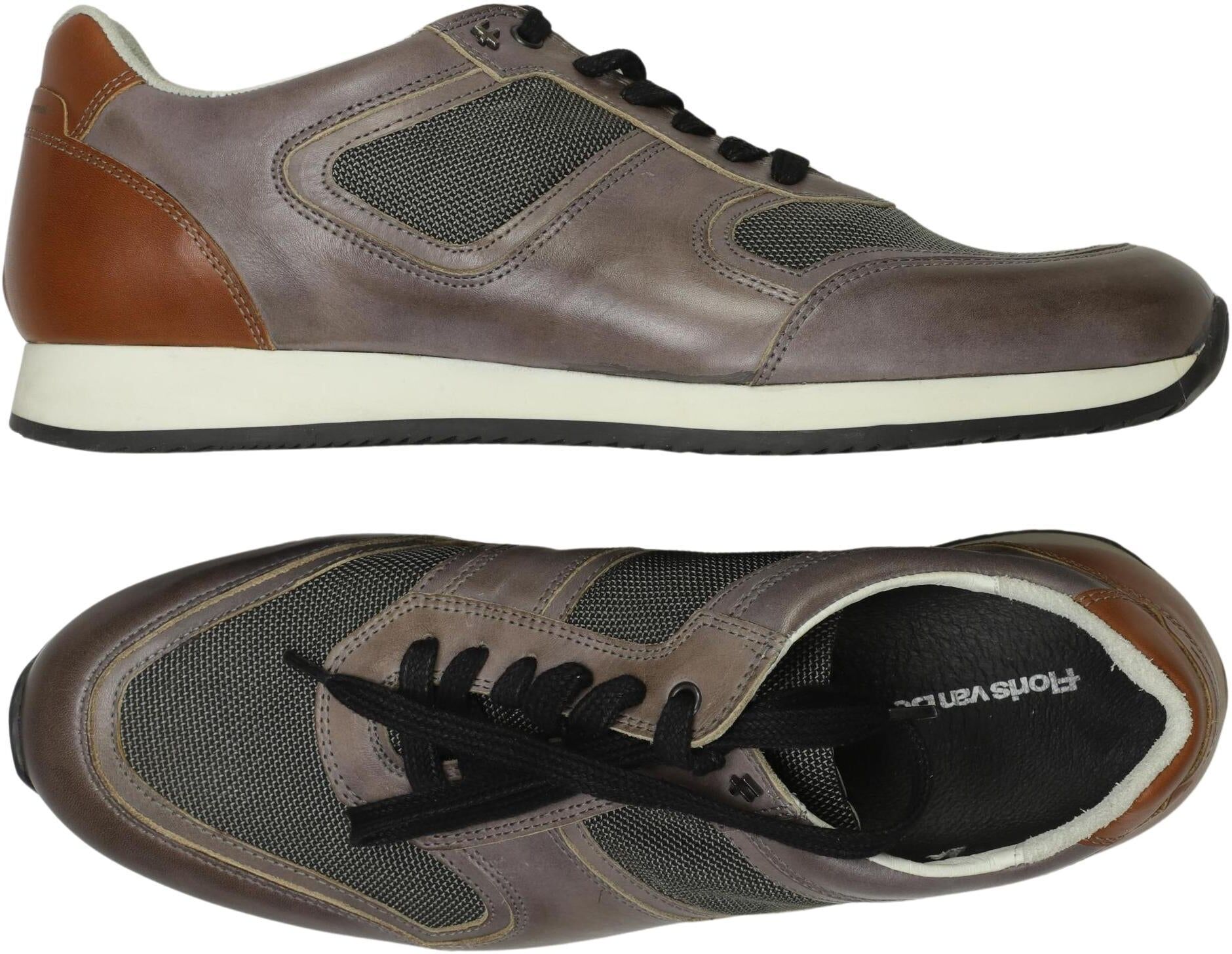 Floris van Bommel Herren Sneaker, Mehrfarbig, Gr. EU 41 (UK 7.5), Leder - Second Hand
