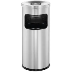 Durable Papierkorb mit Ascher Safe rund
