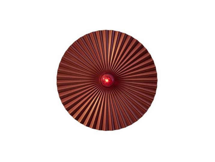 FIRMAMENTO MILANO lamp murale au plafond PLISSÉ ø 30 cm (rouge anodisé - Aluminium peint anodisé)