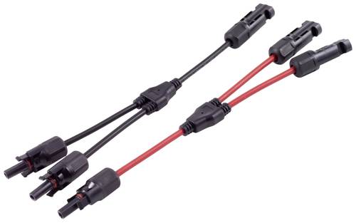 BKL Electronic 2800017 2/1 Y-Stecker 4mm² Kabellänge 0.30m