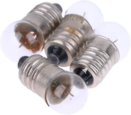 Inspire Picks 10PCS Miniature Light Bulbs 1.5V 2.5V 3.8V Small Round Bulbs For Student Experiments b