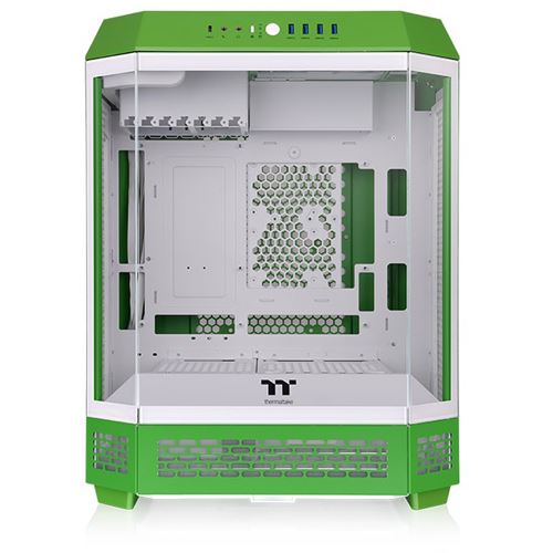 Thermaltake The Tower 600 Light-Year Green Midi Tower ohne Netzteil weiss/grün