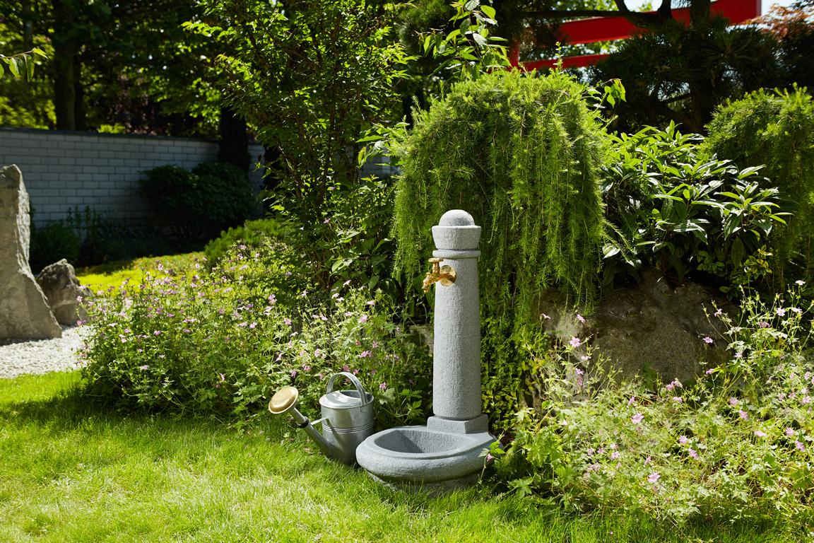 GRAFOTTOGMBH VENEZIA Steinbrunnen,flach incl. Nosalgie-Hahn 16895291