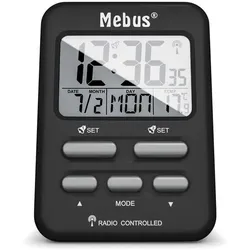 Mebus Funkwecker 25799 Kunststoff