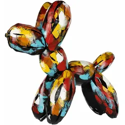 METALLSKULPTUR Bunt 58/58 cm